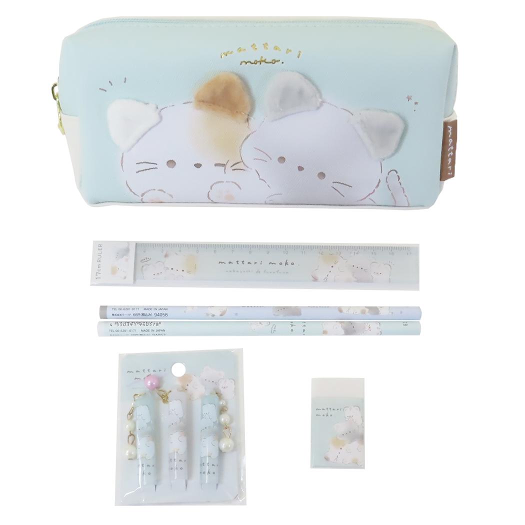 まったりもこ 文具セット 6点文房具セット