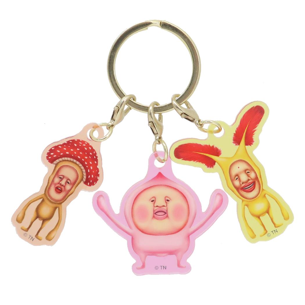 こびとづかん キャラクターキーホルダー 13点セット コビトたちと楽しくお出かけ！「こびとづかん」のクッション