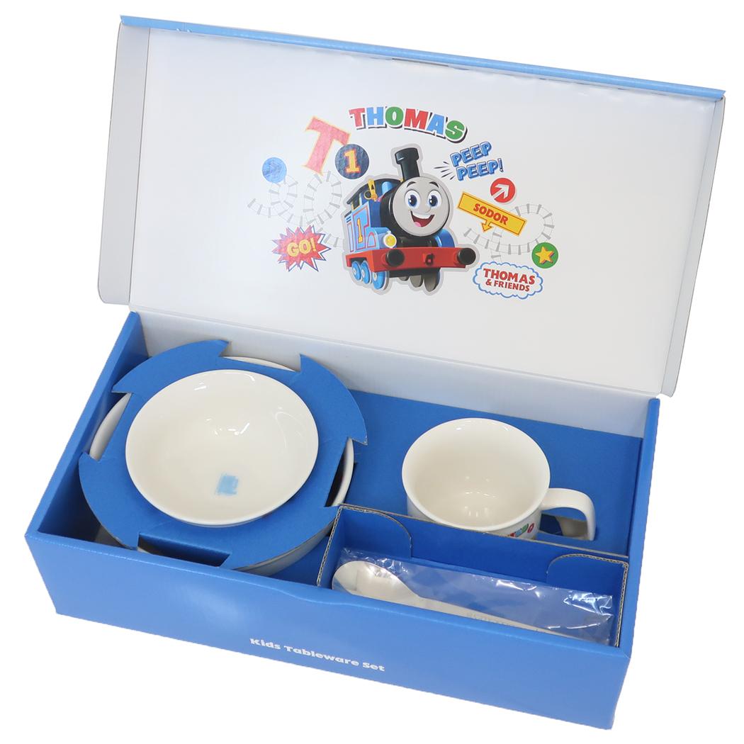 【ポイント10倍 & クーポン！】子供食器ギフトセット 食器セット きかんしゃトーマス 金正陶器 プレゼント ギフト 4,619円