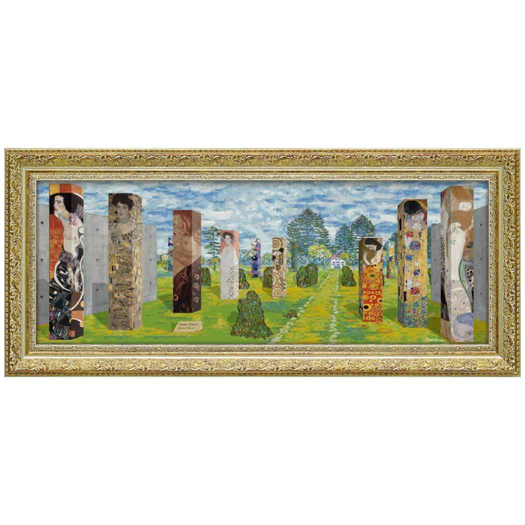 【最大1000円OFFクーポン!】白石 創多 名画 オマージュアート Mサイズ クリムトのアートの森 ユーパワー SS-10022 ホームディスプレイ 店舗ディスプレイ インテリア 取寄品 シネマコレクション|キャラクターのシネマコレクション