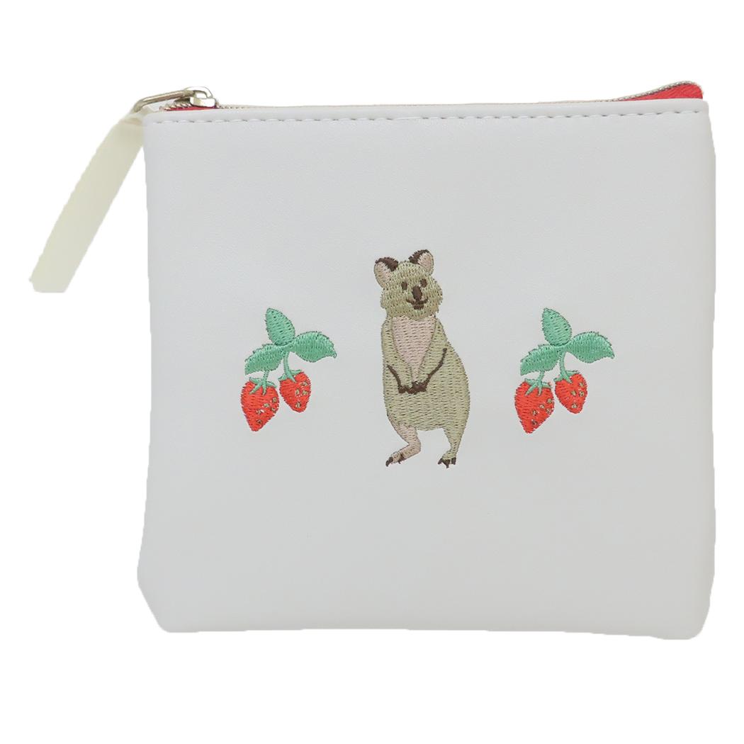 楽天市場】アニマル百貨店 ミニフラットポーチ AD-064 [クオッカ