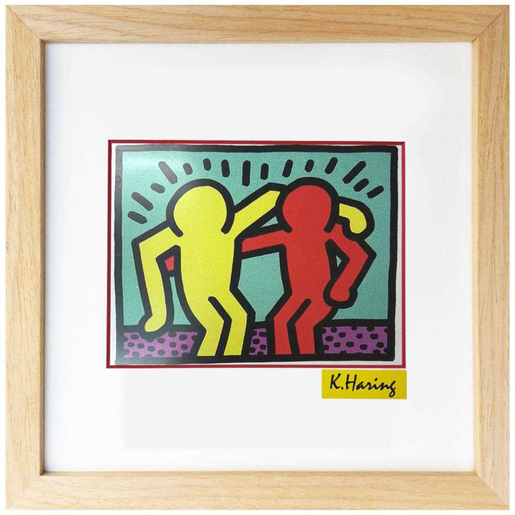 キースヘリングkeithharingアートポスターuntitled正規品art Keith Haring（キース へリング） Untitled (world) アート