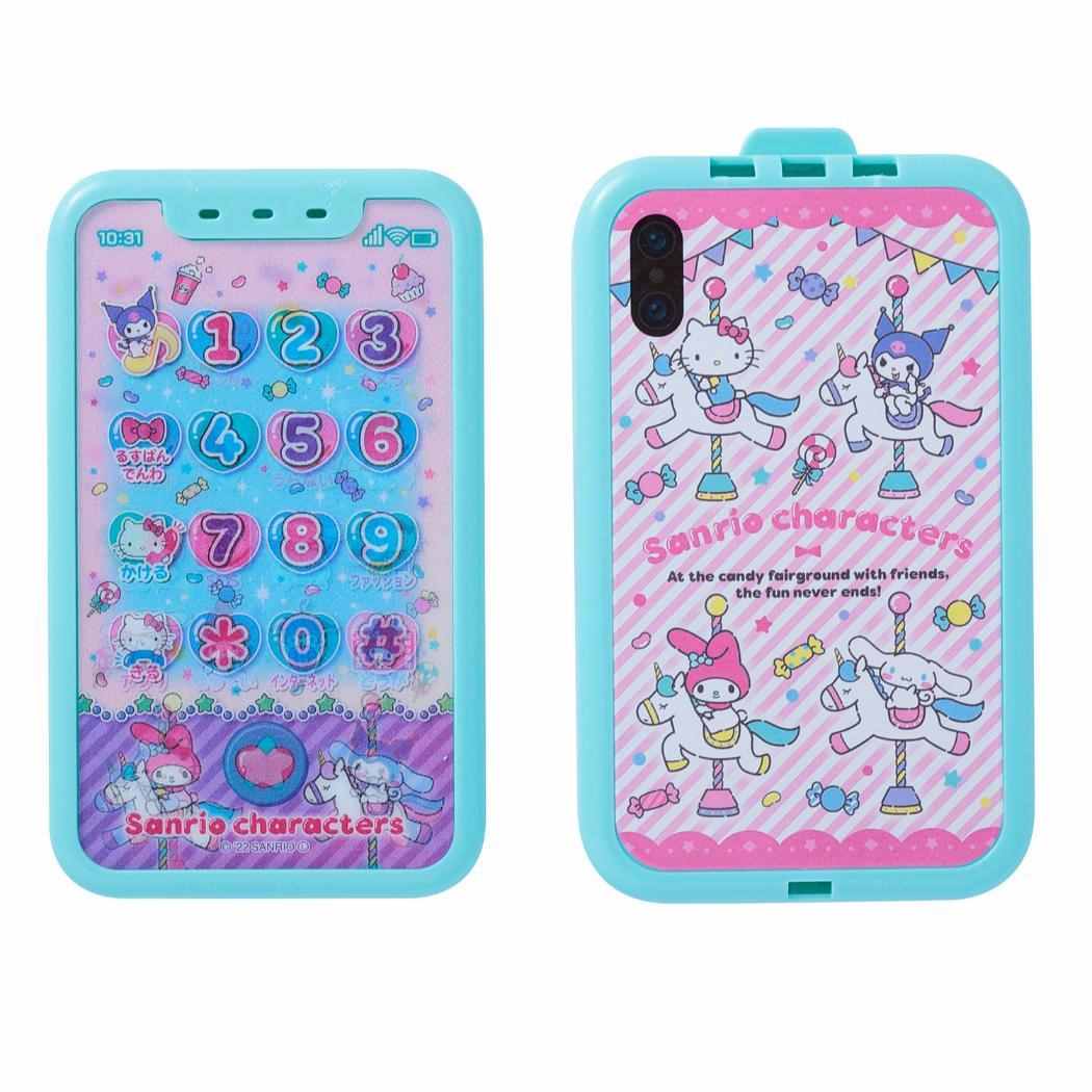 サンリオキャラクターズ おもちゃ おしゃべりタッチフォン サンリオ マルカ株式会社 玩具 キャラクター グッズ メール便可 シネマコレクション画像