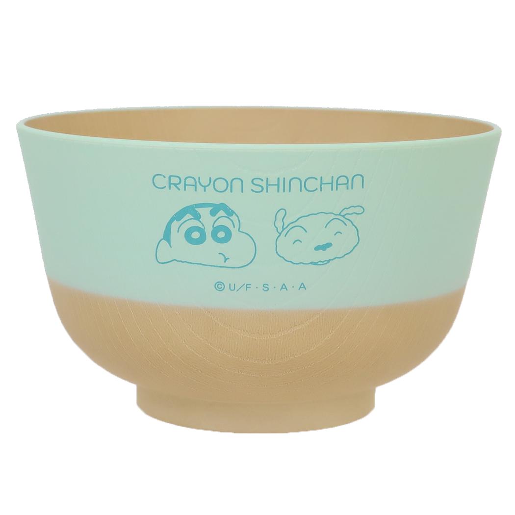 クレヨンしんちゃん どんぶり 樹脂抗菌どんぶり しんちゃん シロ グリーン マリモクラフト プレゼント アニメキャラクター グッズ シネマコレクション画像