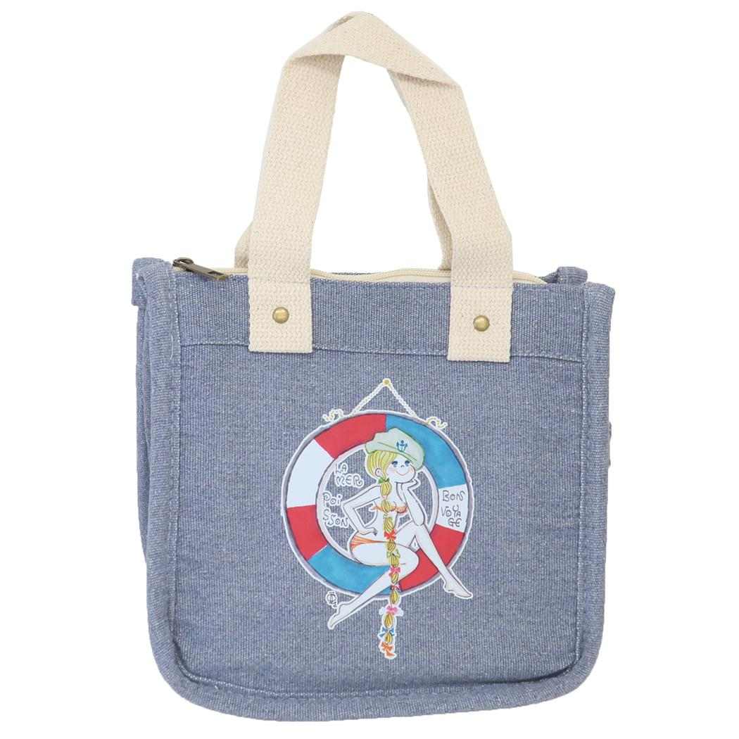 楽天市場】水森亜土 ランチトートバッグ クリスタルランチトート