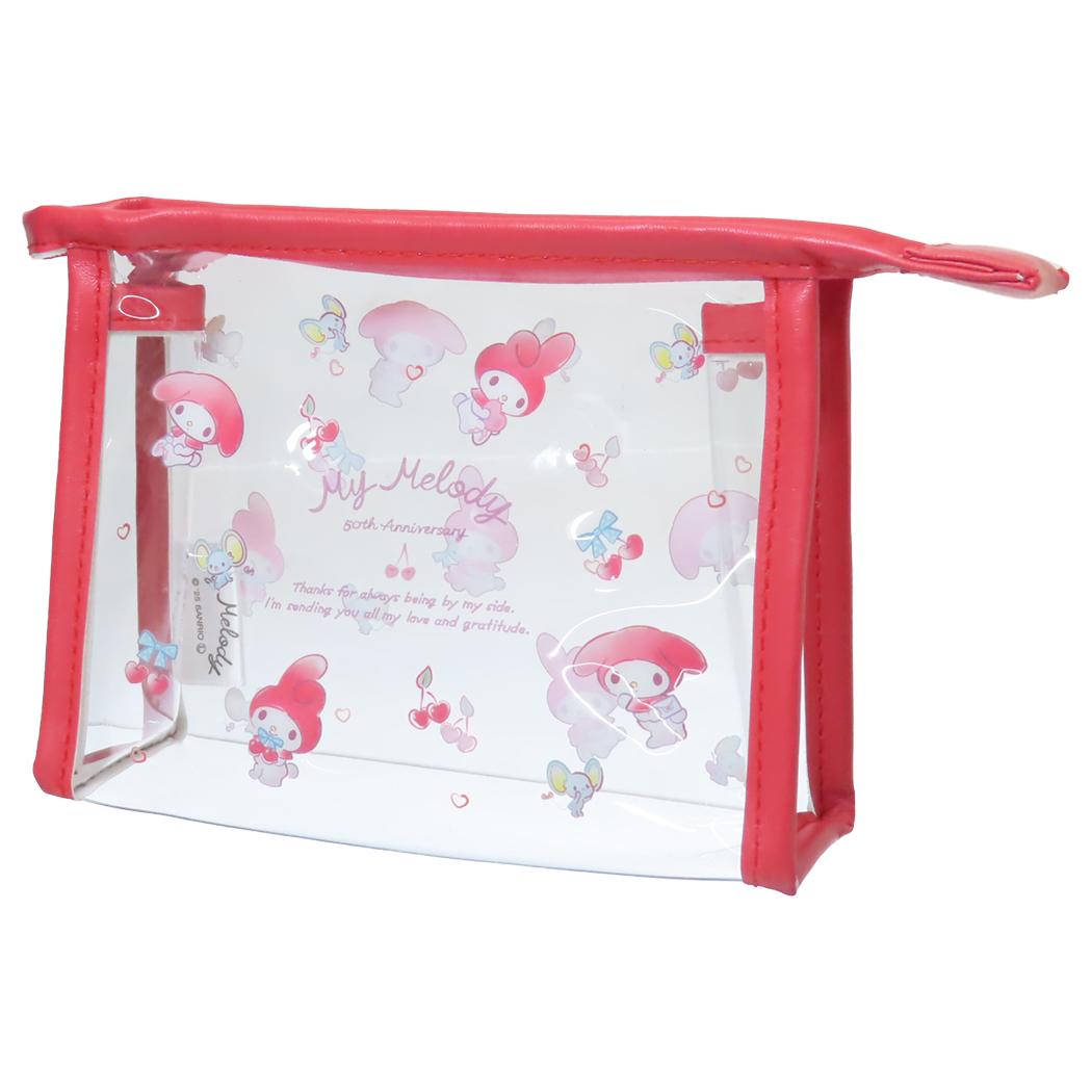 楽天市場】マイメロディ コスメポーチ 船型クリアポーチ