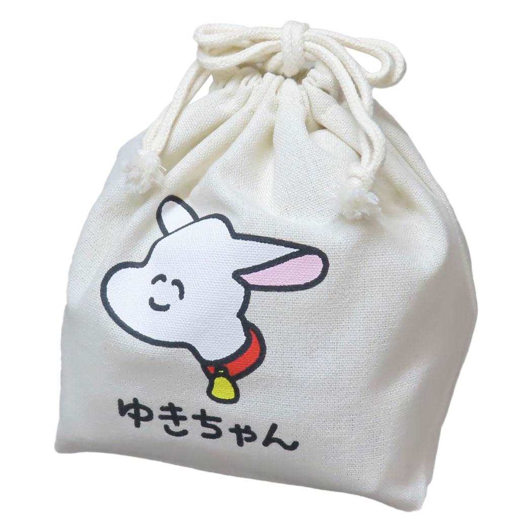 アルプスの少女ハイジxおえかきさん 巾着袋 キンチャク きんちゃくポーチ ゆきちゃんさん オクタニ 小物入れ キャラクター グッズ メール便可 シネマコレクション画像