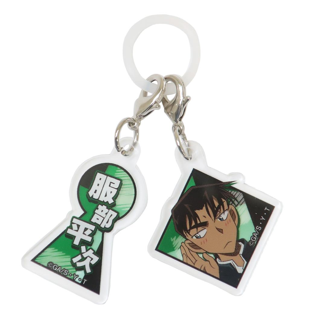 名探偵コナン　灰原哀、工藤新一、江戸川コナン　セット　チャーム、ファスナー 楽天市場】名探偵コナン レイングッズ アクリルマーカーチャームセット