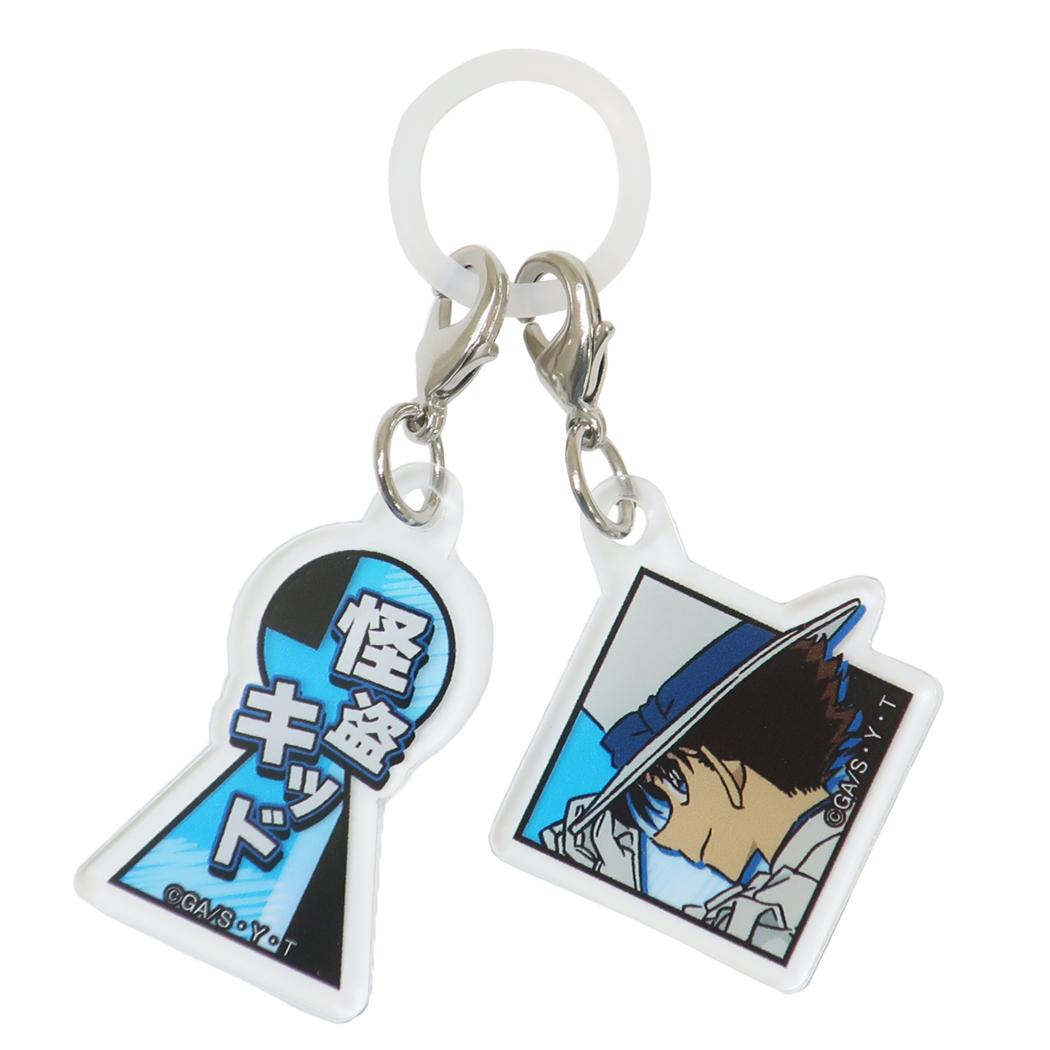 名探偵コナン　灰原哀、工藤新一、江戸川コナン　セット　チャーム、ファスナー 楽天市場】名探偵コナン レイングッズ アクリルマーカーチャームセット