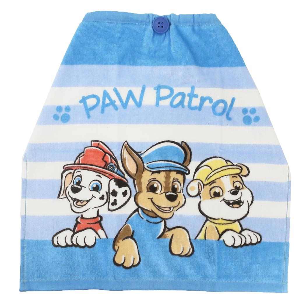 パウパトロールゴム＆ボタン付きキッズおてふきタオル