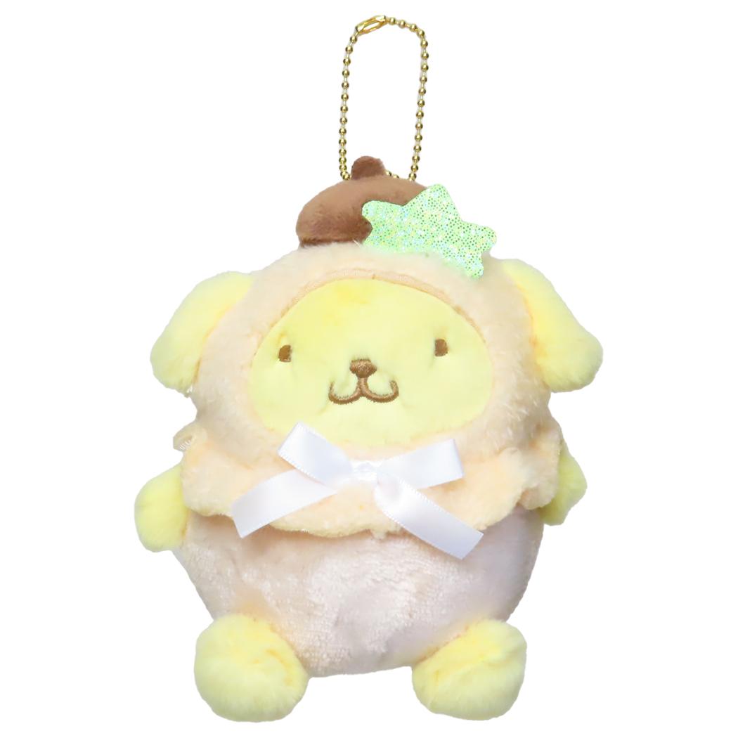 ポムポムプリン　ぐーたら　マスコット　ナカジマ　キーホルダー　ぬいぐるみ ポムポムプリン ぐーたら マスコット ナカジマ キーホルダー