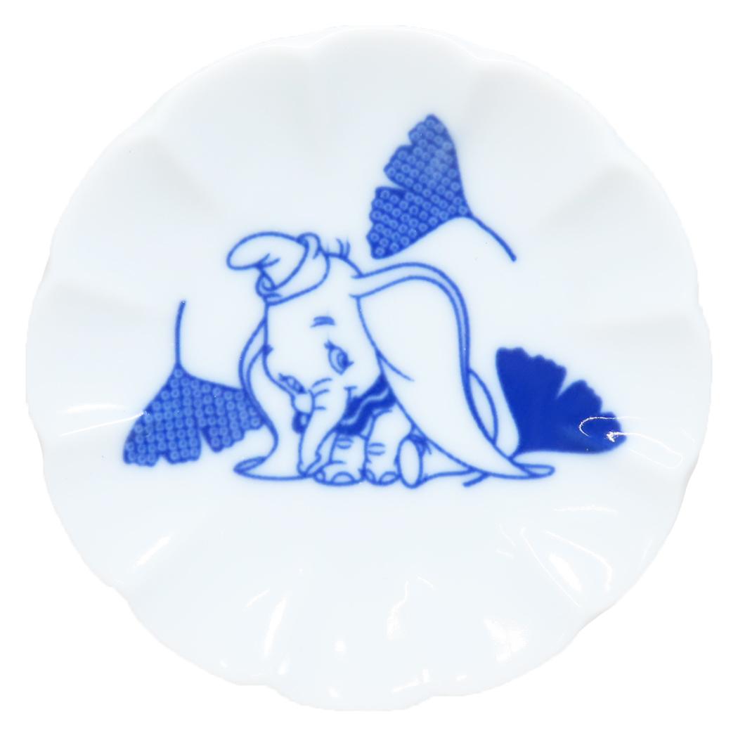 ダンボ 小皿 豆皿 ディズニー 三郷陶器 小粋染付 キャラクター グッズ メール便可 シネマコレクション画像