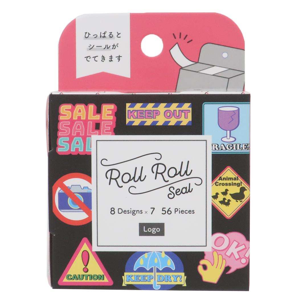 Rollroll 【楽天市場】【最大1000円OFFクーポン!】ROLLROLL SEAL ロールシール LOGO カミオジャパン デコシール かわいい メール ...