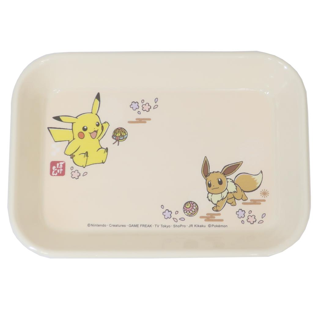 楽天市場】ポケモン メラミン角トレー S ポケモンカフェアート柄 MTR2
