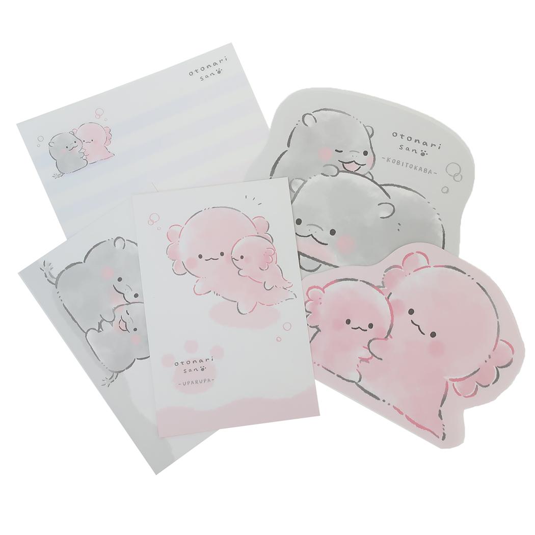 楽天市場】うさまる ミニ レターセット 手渡し 手紙セット ピンク LINE