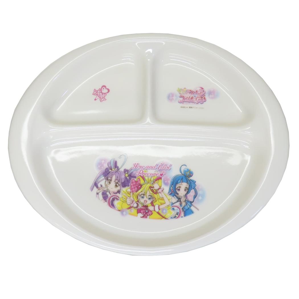 楽天市場】子供食器【キミとアイドルプリキュア♪ ランチ皿】陶器
