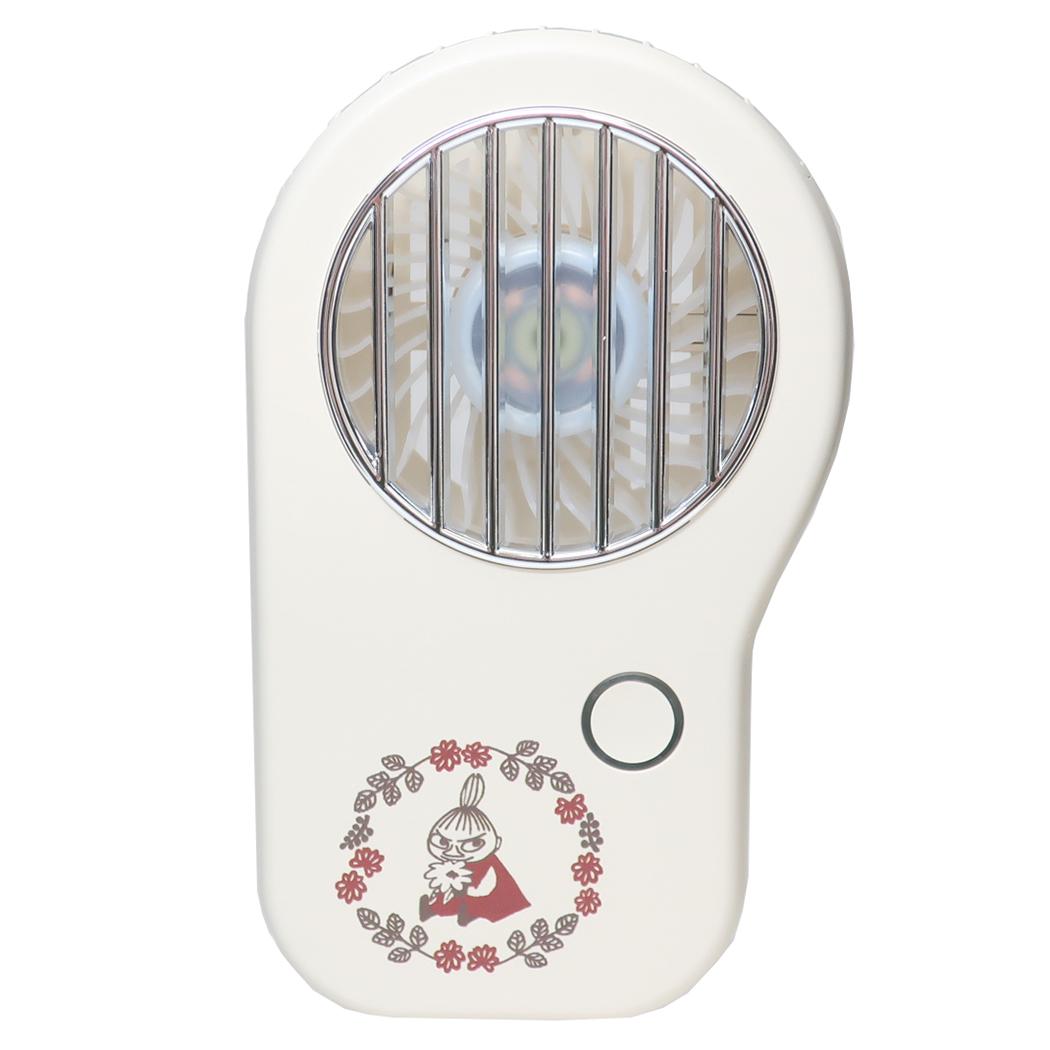 【ポイント10倍 & クーポン！】ムーミン 携帯用扇風機 首掛けハンズフリーファン リトルミイとお花 北欧 カミオジャパン 熱中症対策 キャラクター グッズ シネマコレクション画像