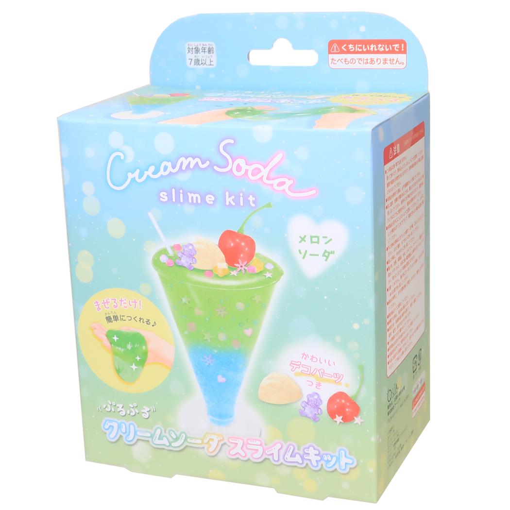 クリームソーダスライムキット メロンソーダ おもちゃ