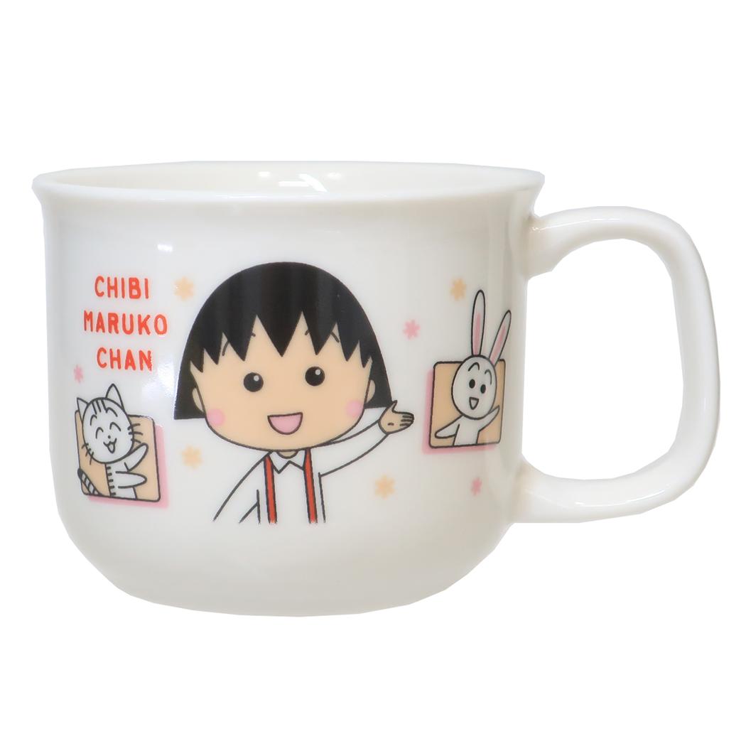 【ポイント10倍 & クーポン！】ちびまる子ちゃん キッズ食器 こどもマグ 金正陶器 女の子 子ども 子供 アニメキャラクター グッズ シネマコレクション画像
