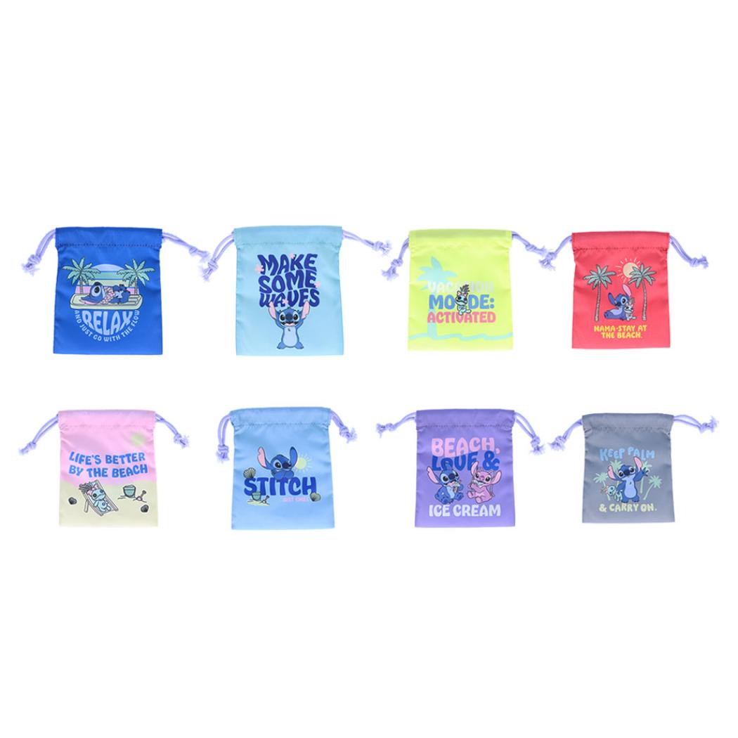 【ポイント10倍 & クーポン！】リロ＆スティッチ 巾着袋 ミニ巾着 全8種 8個入セット ディズニー サンスター文具 コレクション雑貨 まとめ買い キャラクター グッズ シネマコレクション