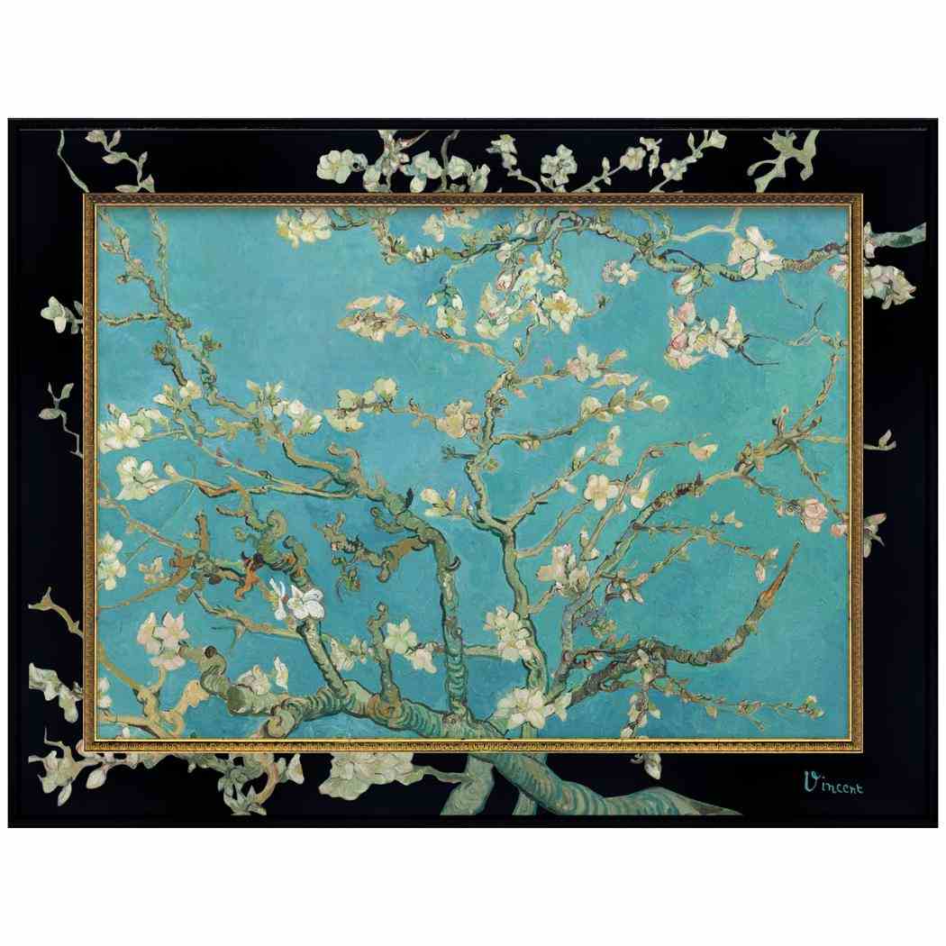 【ポイント10倍 & クーポン！】フィンセント ファン ゴッホ 名画 ビッグアート 名画LLシリーズ アーモンドの花 ユーパワー BA-13501 額付きポスター インテリア グッズ 取寄品 シネマコレクション