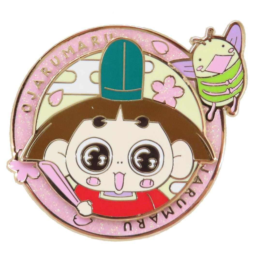 【ポイント10倍 & クーポン！】おじゃる丸 ピンバッジ コレクションピンバッジ おじゃる丸と電ボ マリモクラフト コレクション雑貨 アニメキャラクター グッズ メール便可 シネマコレクション画像