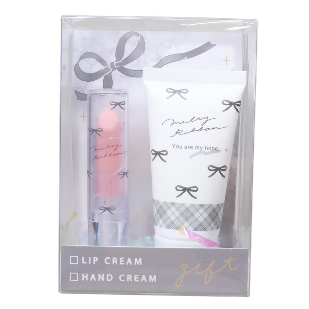 リップクリーム＆ハンドクリームセット ブラック コスメ雑貨