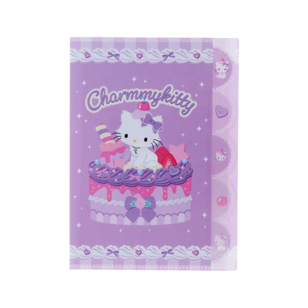 チャーミーキティ ポケットファイル ダイカットクリアファイル5P 5