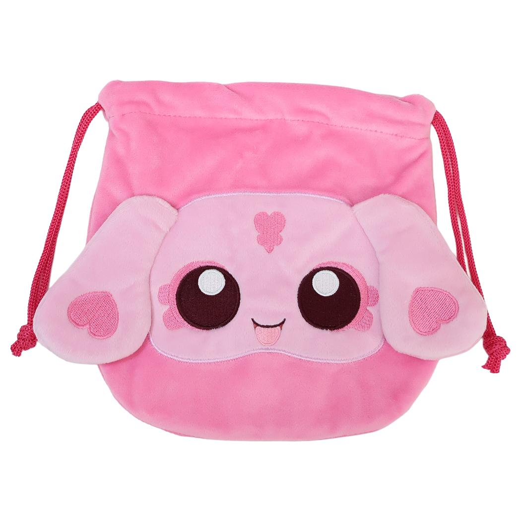 【ポイント10倍 & クーポン！】ふたりはプリキュア マックスハート きんちゃく袋 キャラ巾着 ミップル 小物入れ アニメキャラクター グッズ メール便可 シネマコレクション画像