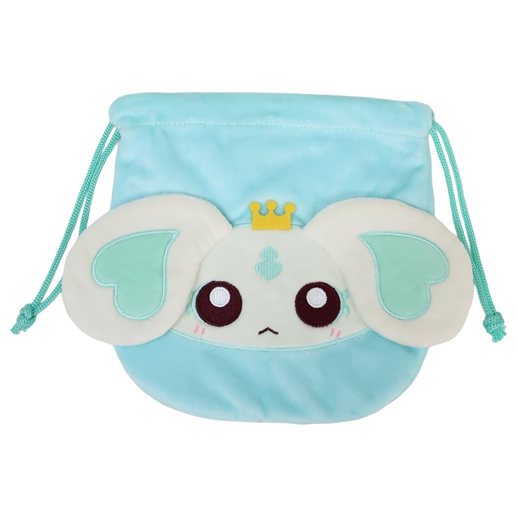 【ポイント10倍 & クーポン！】ふたりはプリキュア マックスハート きんちゃく袋 キャラ巾着 ポルン 小物入れ アニメキャラクター グッズ メール便可 シネマコレクション画像