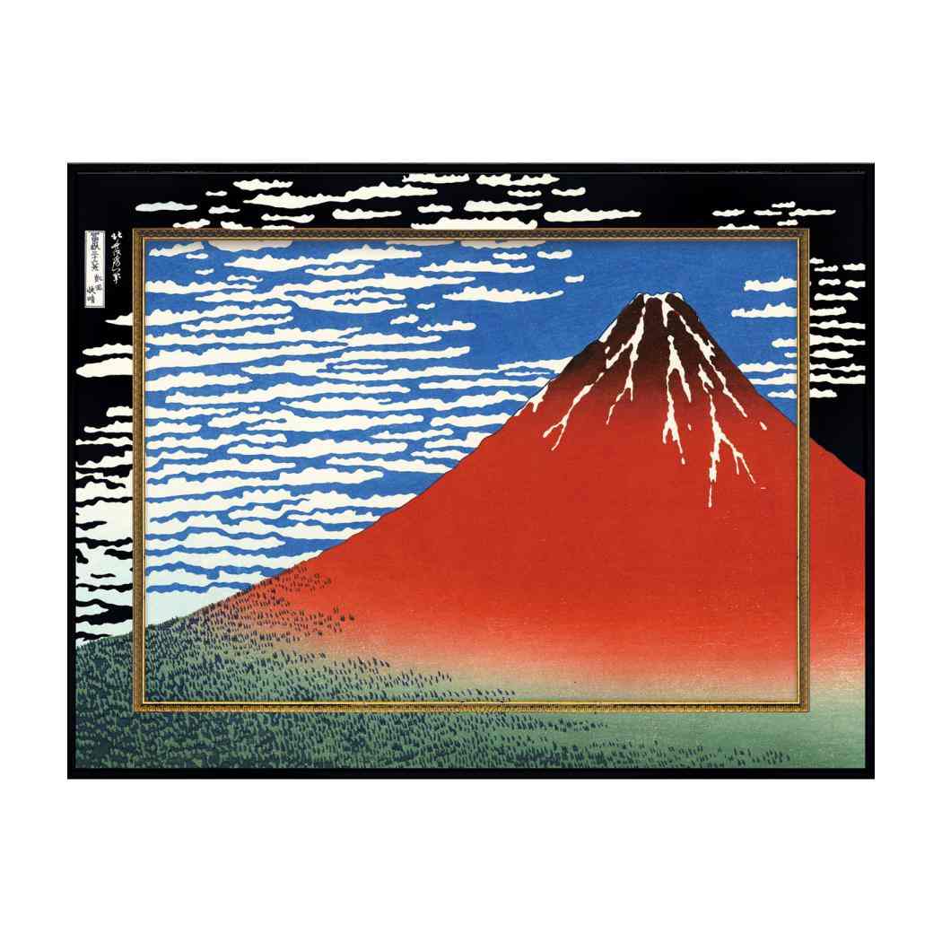【最大1000円OFFクーポン！】葛飾 北斎 名画 ビッグ アート 名画LLシリーズ 赤富士 ユーパワー BA-13507 インテリア 取寄品 ギフト 日本製 グッズ 取寄品 シネマコレクション｜キャラクターのシネマコレクション
