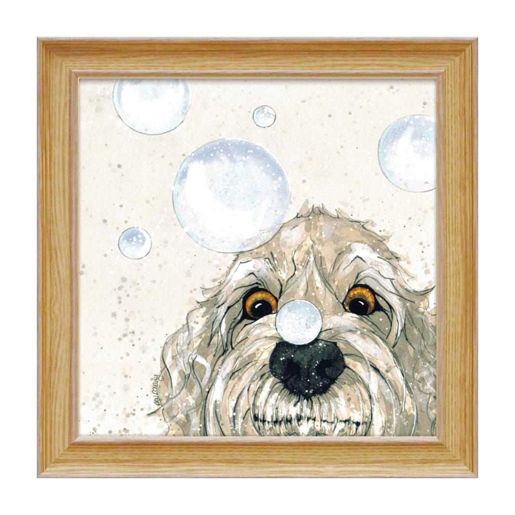 べヴ デイビス 動物画 バブル Bev Davies ユーパワー BD-09001 フレーム付き 取寄品 ギフト インテリア 日本製 グッズ 取寄品 シネマコレクション