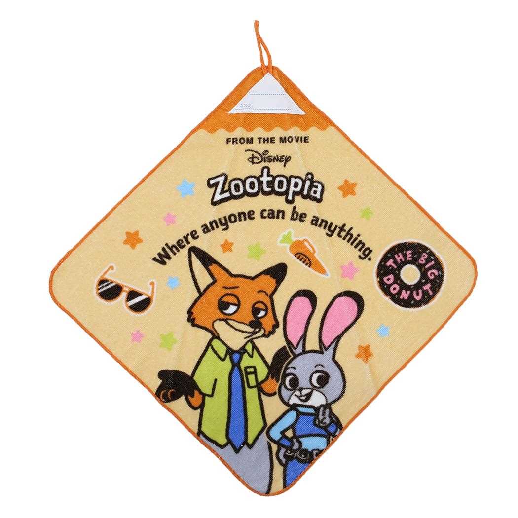 【ポイント10倍 & クーポン！】ズートピア ループタオル ループ付きタオル パラレル ディズニー 入園入学準備雑貨 キャラクター グッズ メール便可 シネマコレクション画像