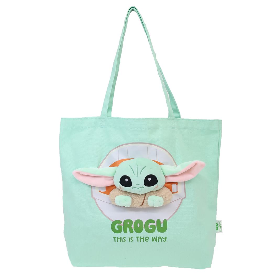 【ポイント10倍 & クーポン！】スターウォーズ トートバッグ ぬいぬいバッグ グローグー Grogu Cutest In The Galaxy STAR WARS アイアップ プレゼント キャラクター グッズ シネマコレクション