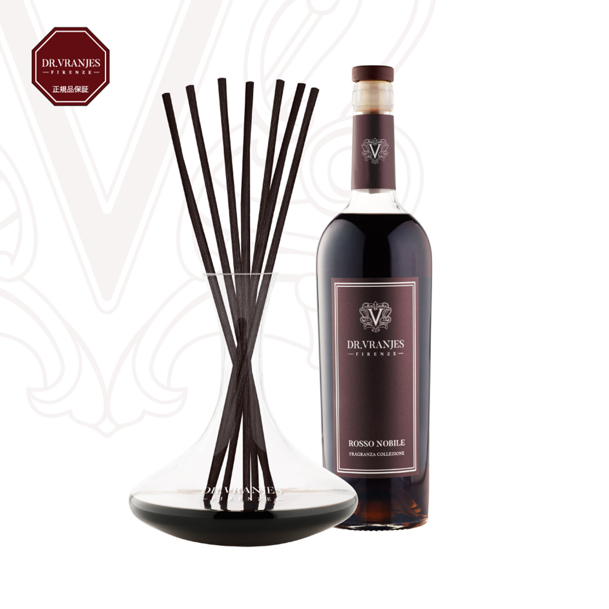 Dr.Vranjes【ドットール・ヴラニエス】ルームフレグランス ROSSO NOBILE (ロッソノービレ) 赤ワイン DECANTER SET 750ml