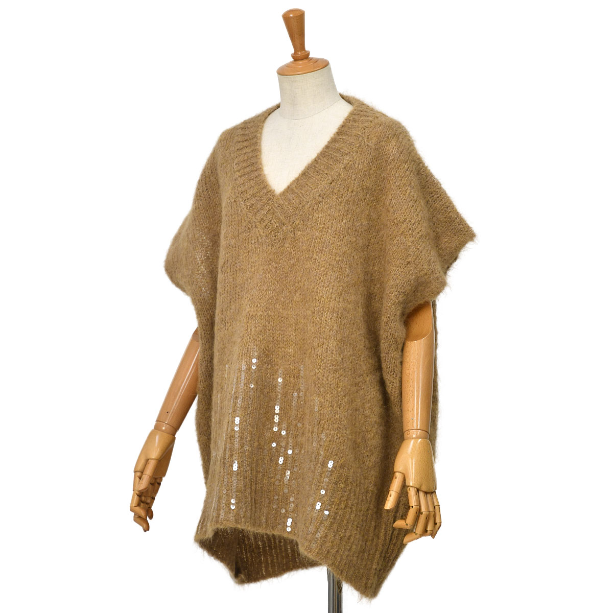 CALIMAR　カリマール　アルパカローゲージワイドニットベスト El marアルパカ混Vニットベスト | CANAL JEAN（キャナルジーン）公式