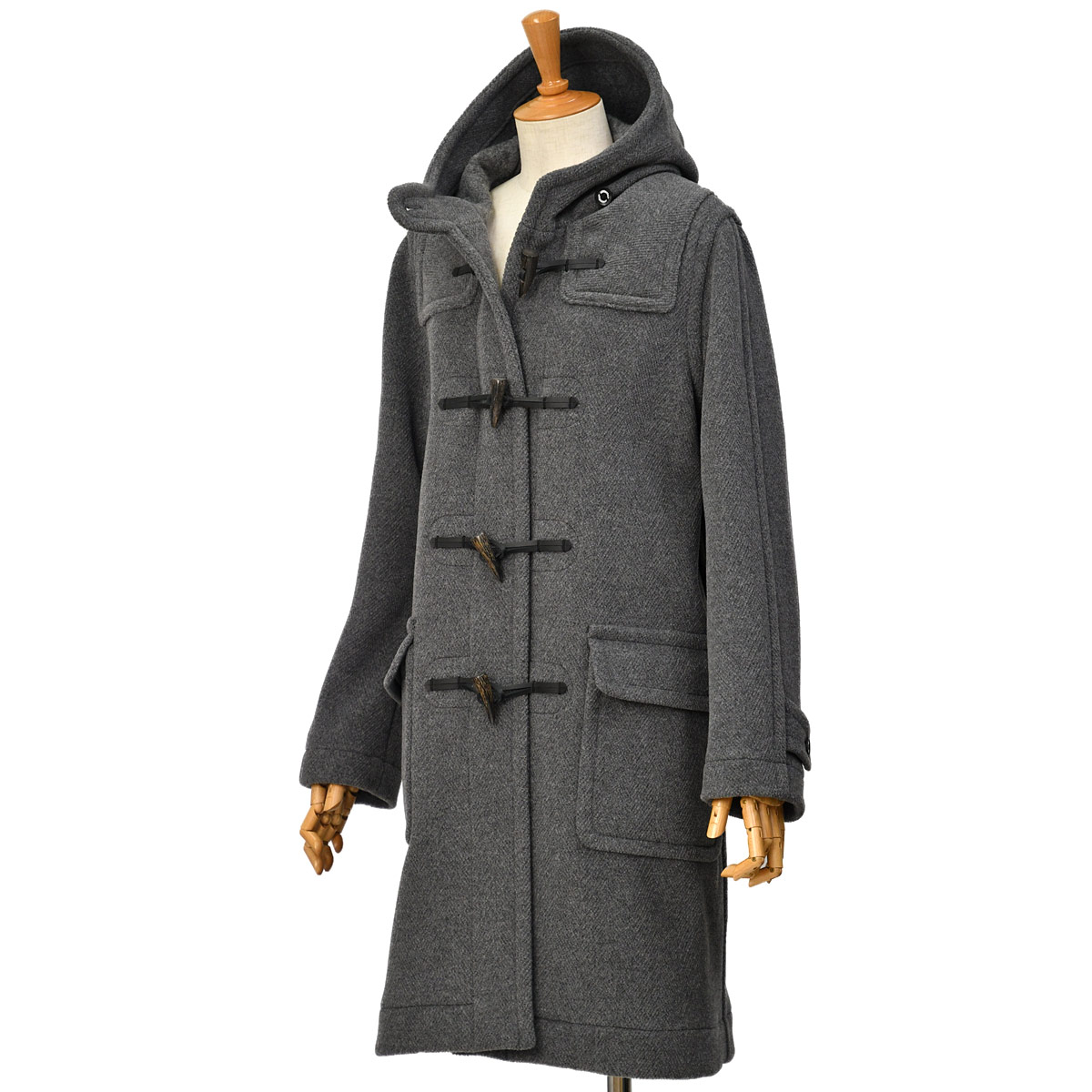 楽天市場】INVERTERE【インバーティア】ダッフルコート Joshua Ellis ジョシュアエリス LONG LENGTH DUFFLE  COAT ウール サックスブルー : Cinq essentiel