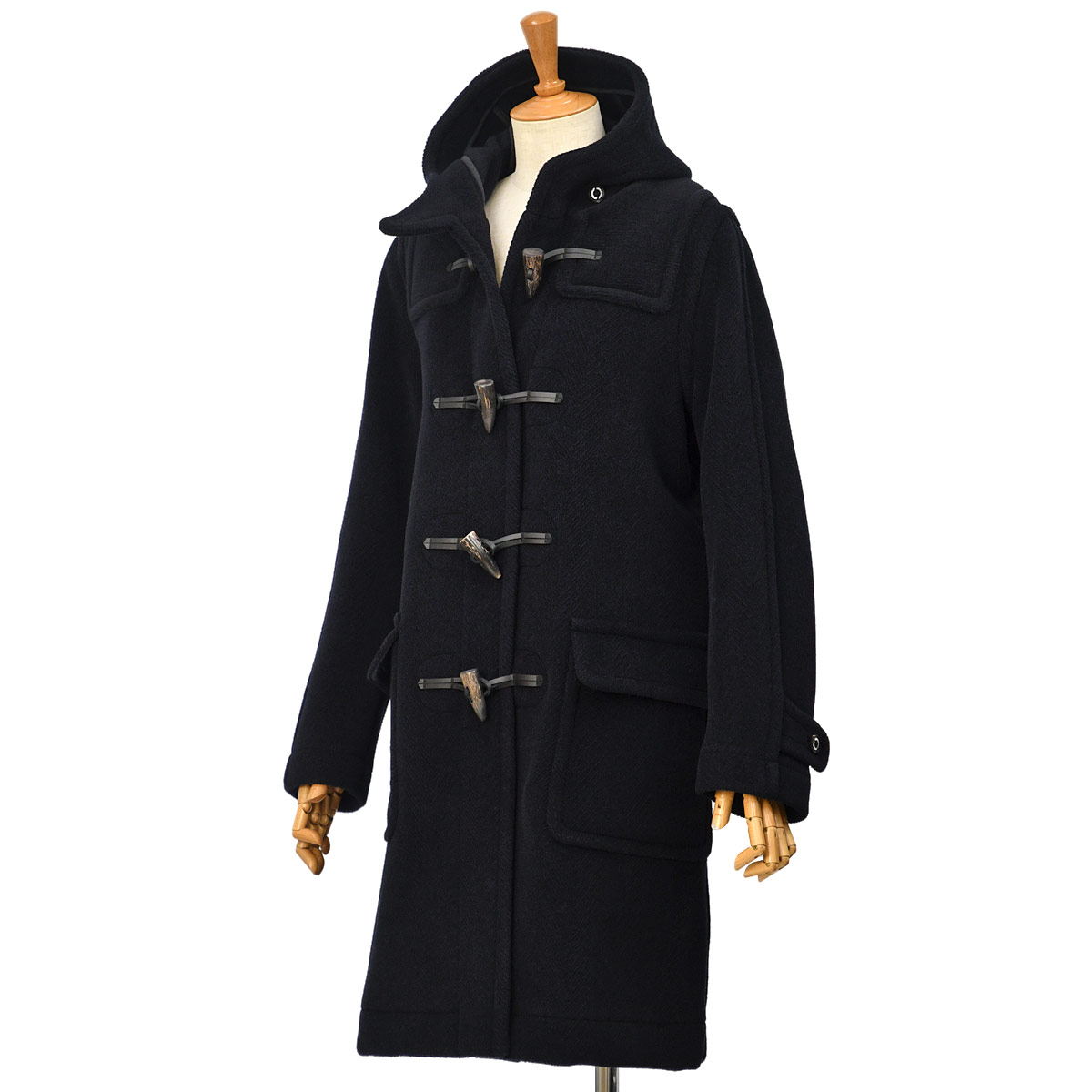 INVERTERE【インバーティア】ダッフルコート IV242JE25012 613 NAVY ウール ネイビー