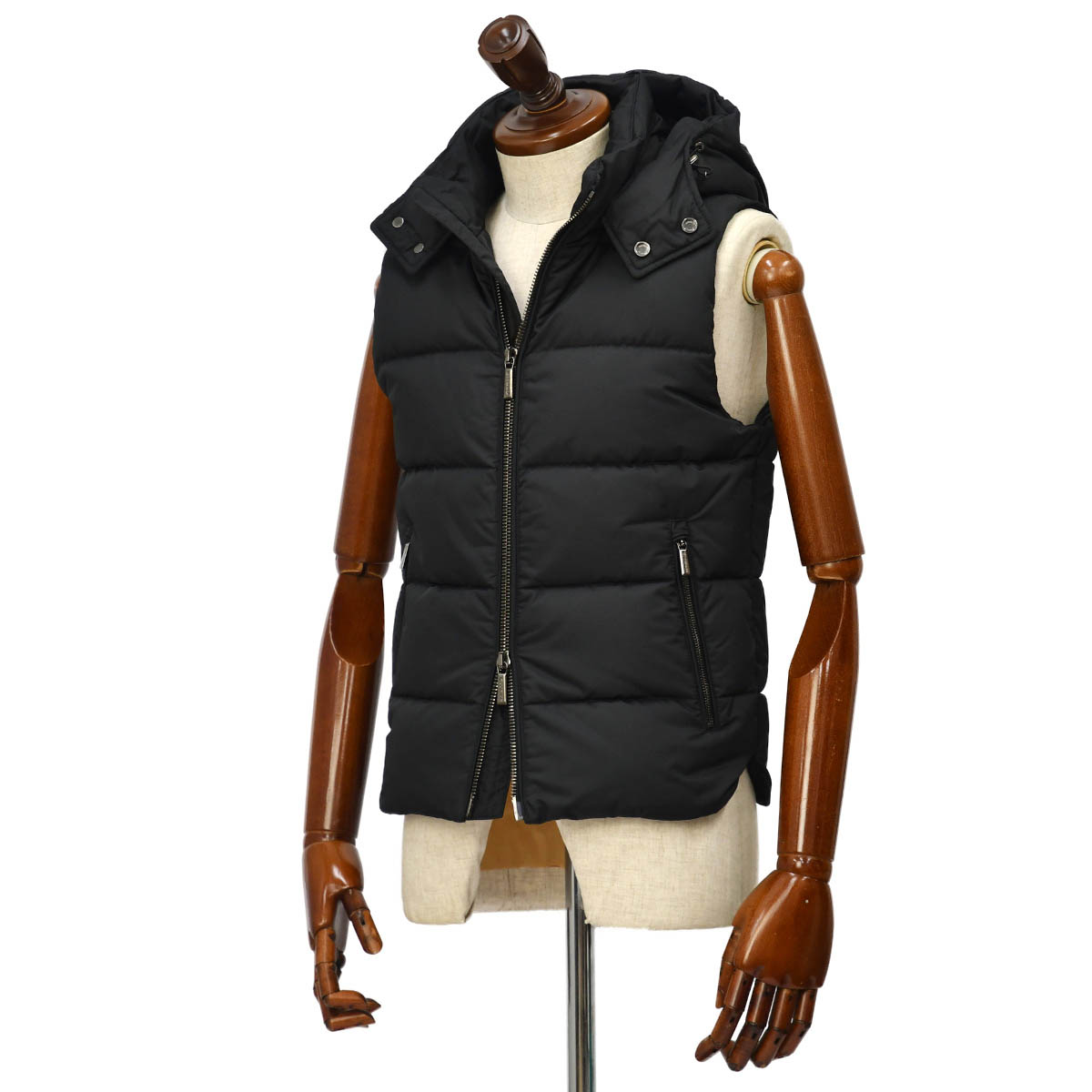 ムーレー/morrer ダウンベスト ムーレー ダウン メンズ 撥水 グースダウン ジップアップ フード