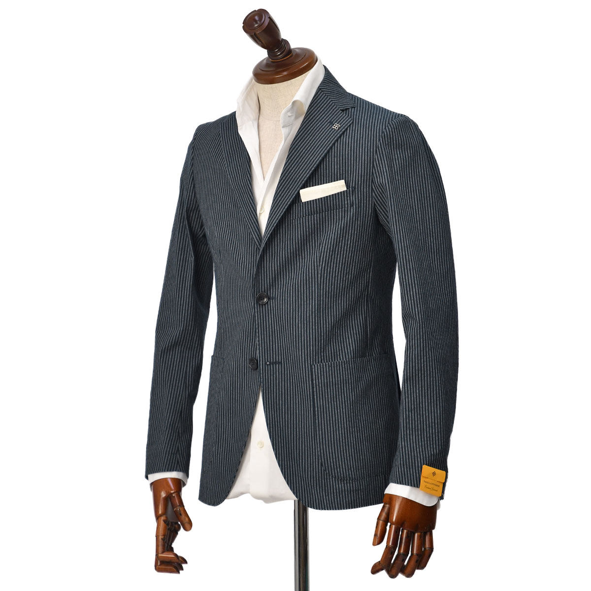 極美品 ウォッシュ加工 TAGLIATORE ブレザー モンテカルロ 48 春夏 極美品 ウォッシュ加工 TAGLIATORE ブレザー モンテカルロ 48 春夏