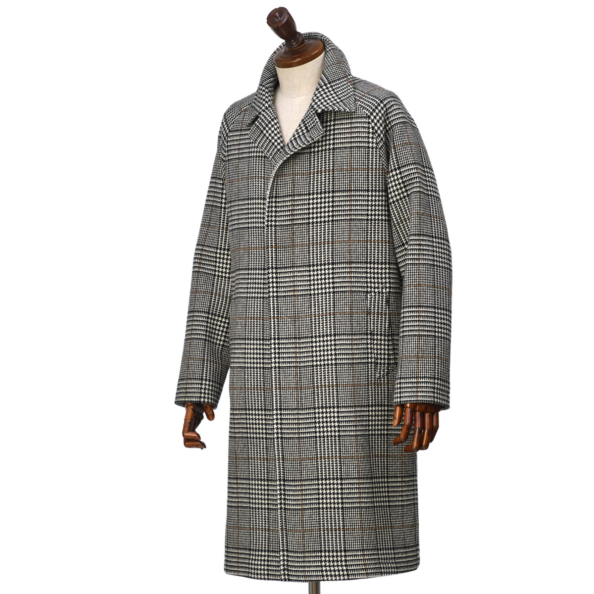 未使用 11.5万 タリアトーレ アルパカ ウール バルカラー コート 48 ウールアルパカバルキー ステンカラーコクーンコート