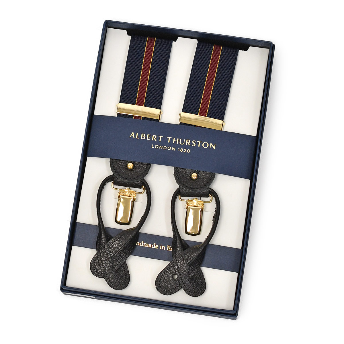 ♡希少品♡ THURSTONサスペンダー/ブレイシス 35MM albert1044nvy1.jpg