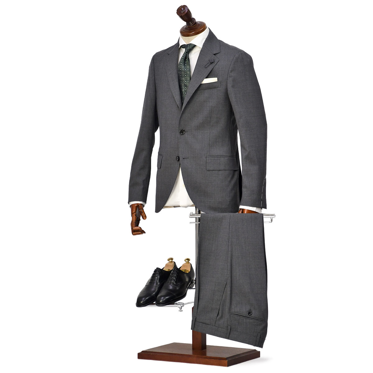 LARDINI ラルディーニ　スリーピーススーツ　ダークグレー　44サイズ SALE｜LARDINI ラルディーニ / easy wear 高機能ストレッチ