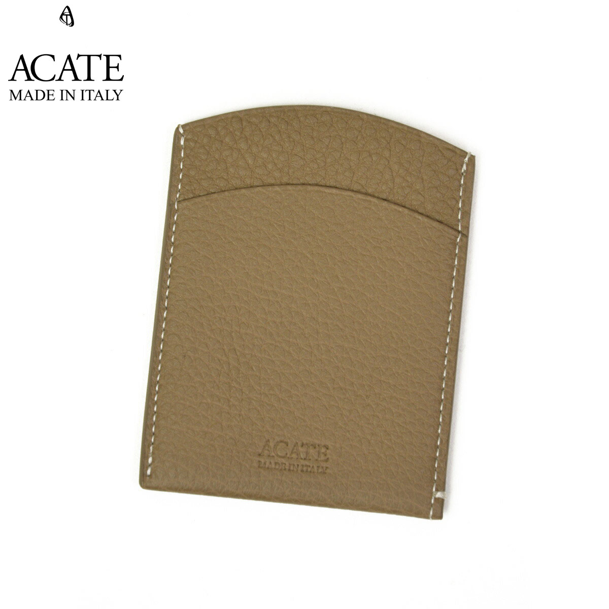 ACATE【アカーテ】マルチマネーケース A027 GRECO A82774 BEIGE ナチュラルシュリンクレザー ベージュ｜ＣＩＮＱＵＥ　ＣＬＡＳＳＩＣＯ