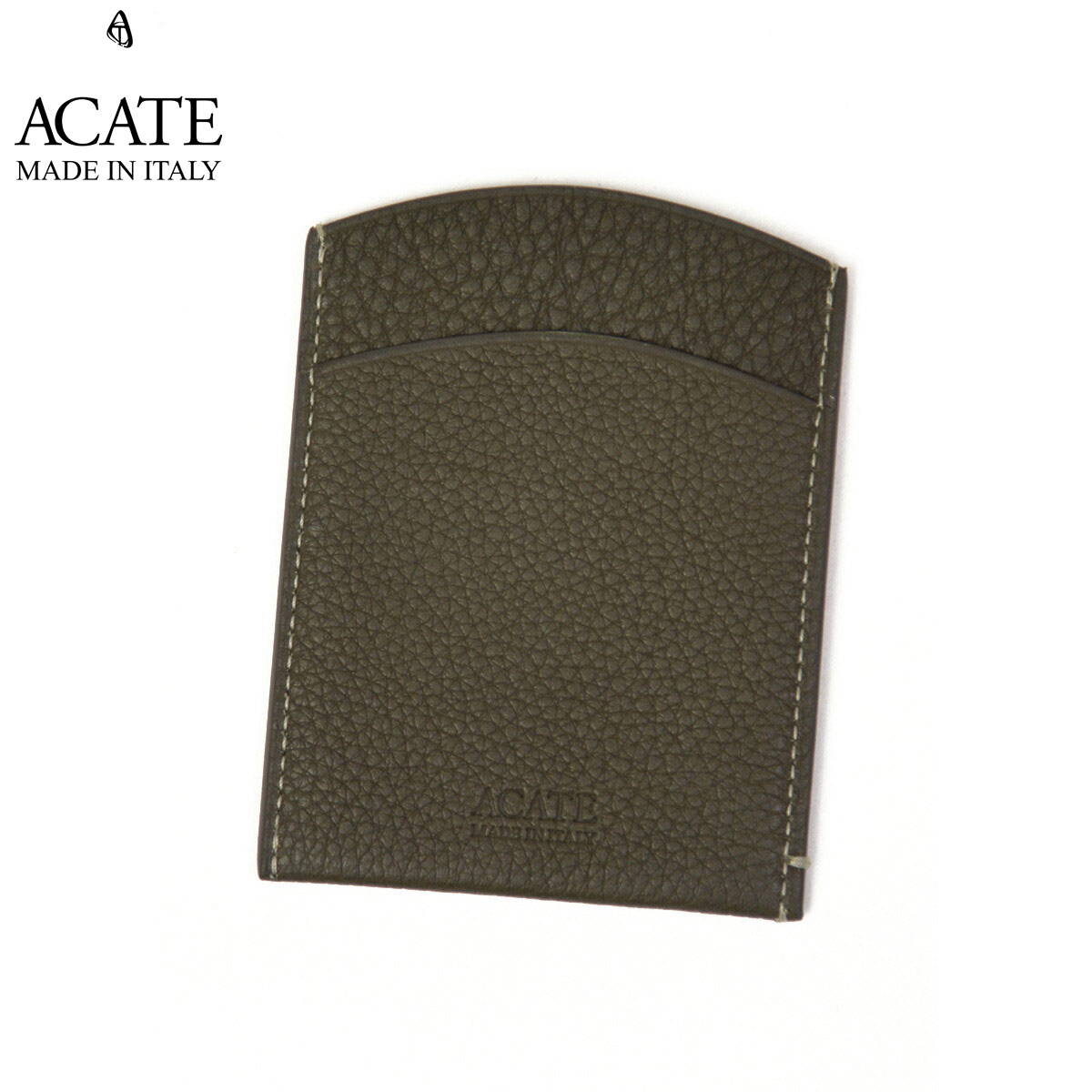 【最大3,000円オフクーポン】ACATE【アカーテ】マルチマネーケース A027 GRECO A82736 OLIVE ナチュラルシュリンクレザー オリーブ｜ＣＩＮＱＵＥ　ＣＬＡＳＳＩＣＯ