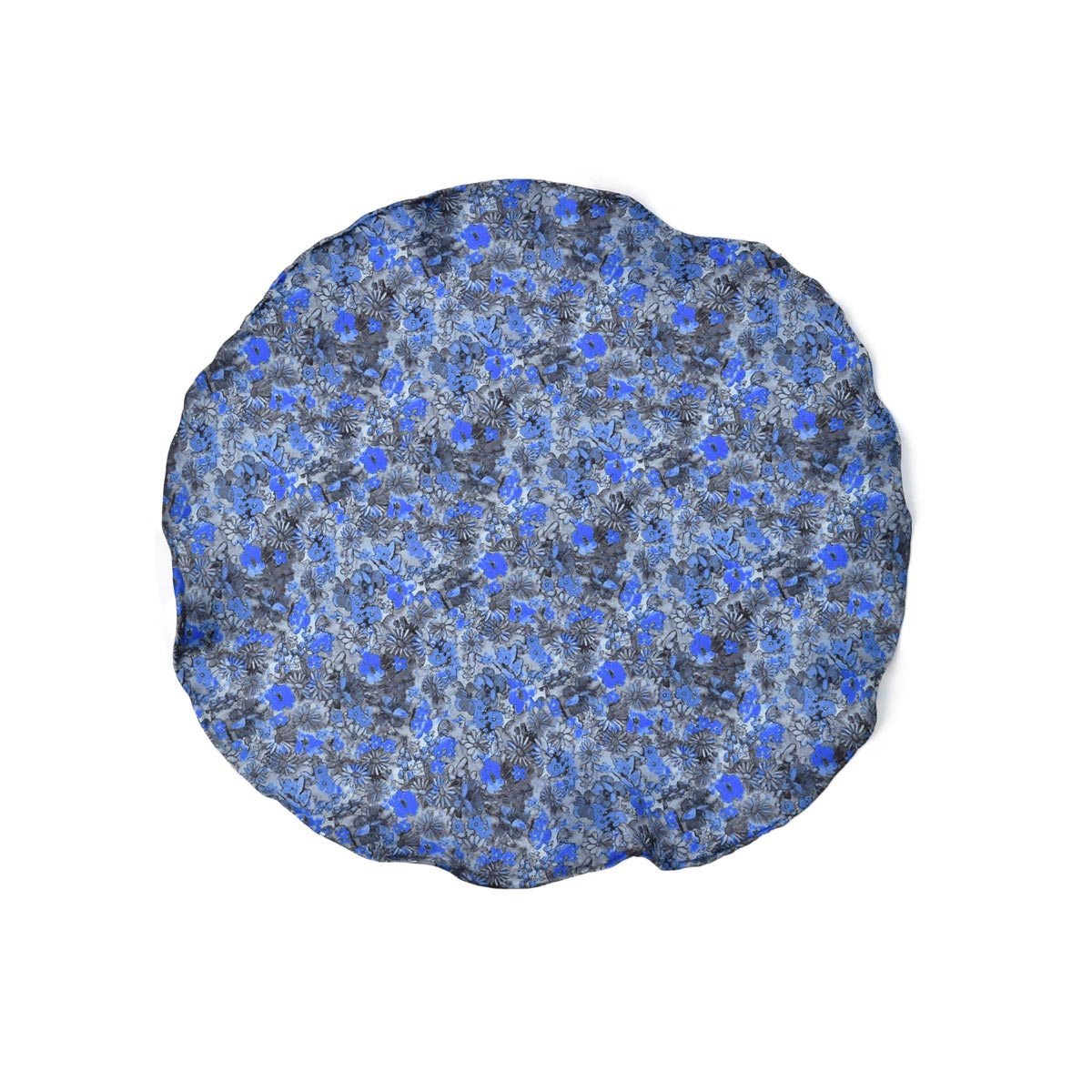 【最大5,000円オフクーポン】【50％OFF】DOLCEPUNTA【ドルチェプンタ】ポケットチーフ 31×31 FAZZOLETTO-P2001 6 シルク フラワー ブルー