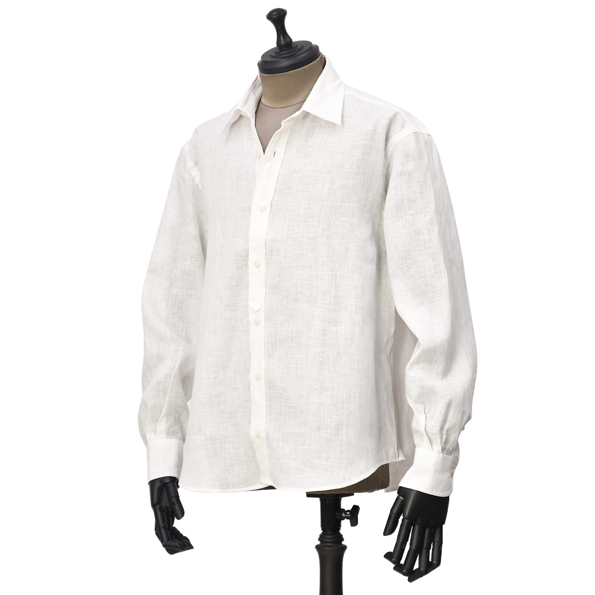 【最大3,000円オフクーポン】【FINAL SALE】OSVALDO TRUCCHI【オズバルド トルッキ】シャツ LINK OVERSIZE H6001 01 リネン ホワイト｜CINQUE un ALTRO