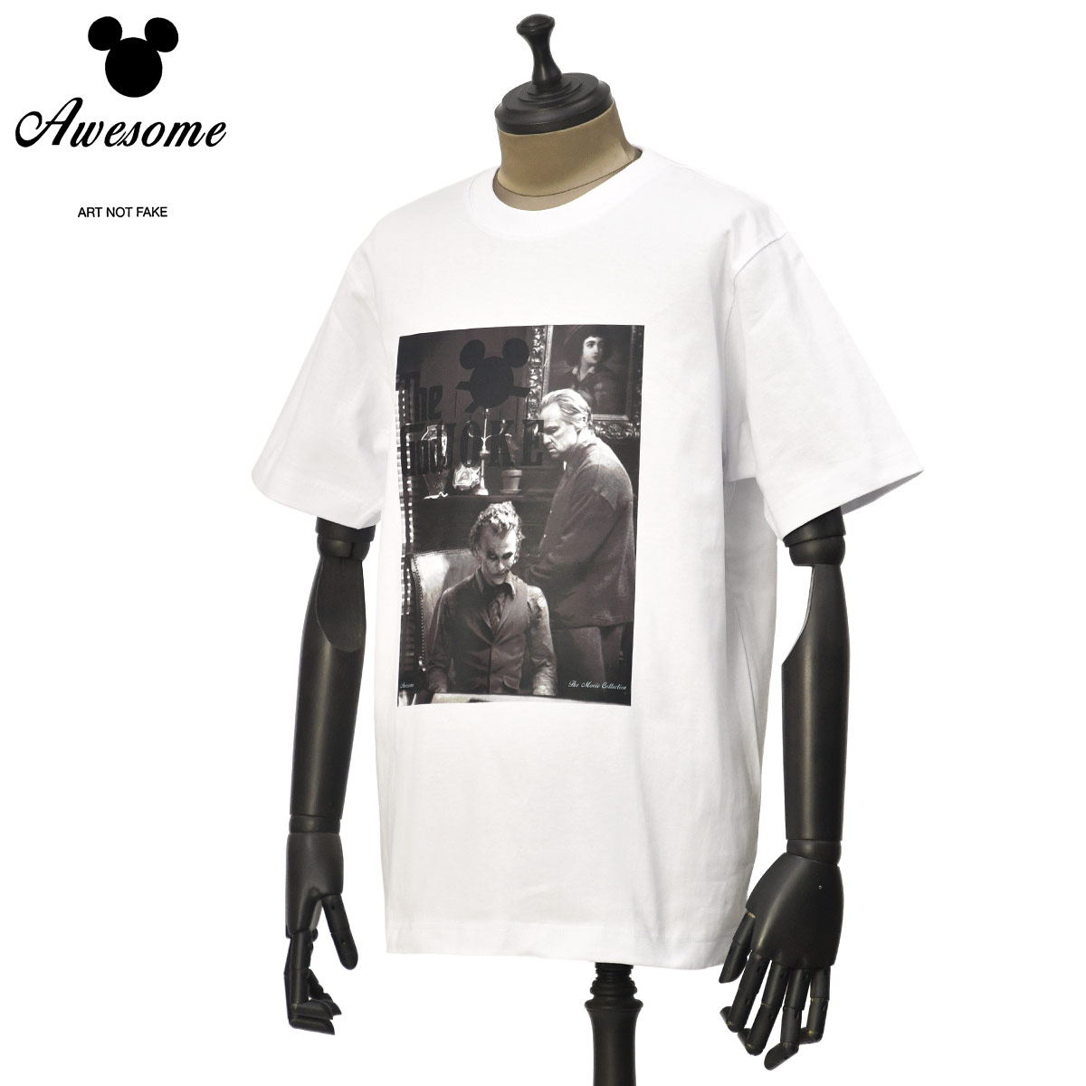 【4/14(火)20：00～ 最大5,000円オフクーポン】AWESOME【オーサム】リラックスシルエットプリントTシャツ MIAMI 26SS0020 WHITE コットン ジョーカー ホワイト