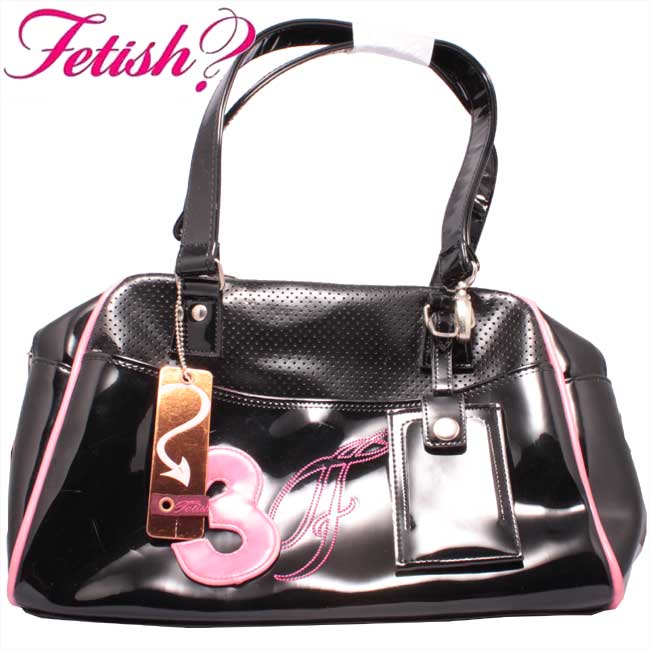 フェティッシュ レディース バッグ ミニボストン ブラック/ピンク FETISH Ladies' bag Mini Boston Black/Pink 10,701円