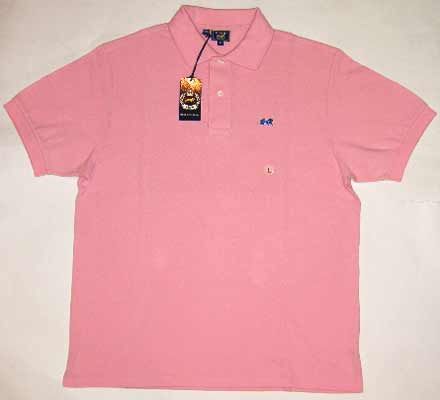 【SALE】ライオンブランド S/S ポロシャツ ピンク LION BRAND S/S POLO Pink
